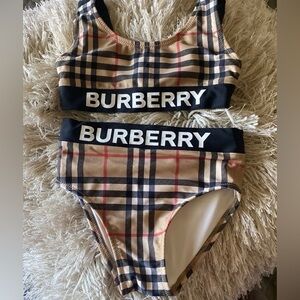 Burberry Checkered Swimwear